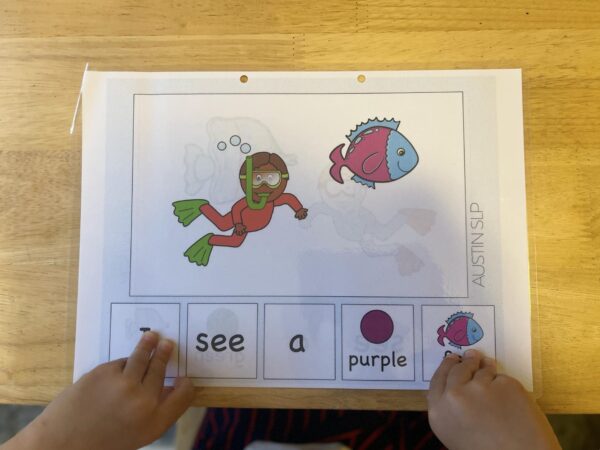 Sentence Building Activities for Special Ed - OrbRom | Special Needs ...