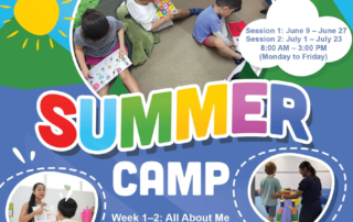 Children participating in OrbRom Center’s Summer Camp 2025 at Phnom Penh, engaging in play-based educational activities