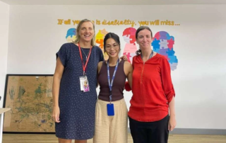 Learning support leader from iCAN British International School visiting OrbRom Center team to strengthen collaboration for inclusive education