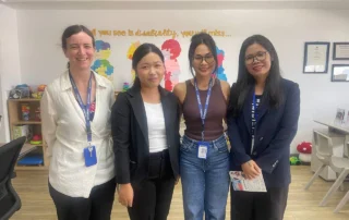 Maxicare Children Hospital team visiting OrbRom Center in Phnom Penh