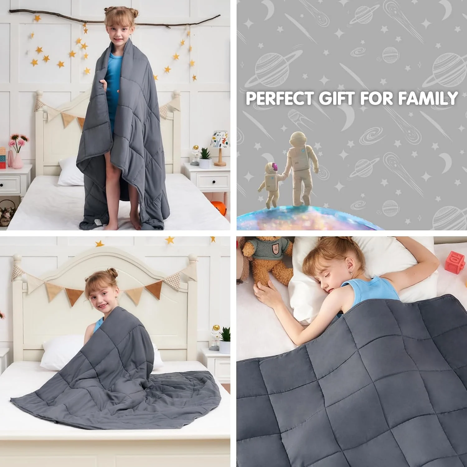 Weighted sensory blanket designed for children with autism and ADHD