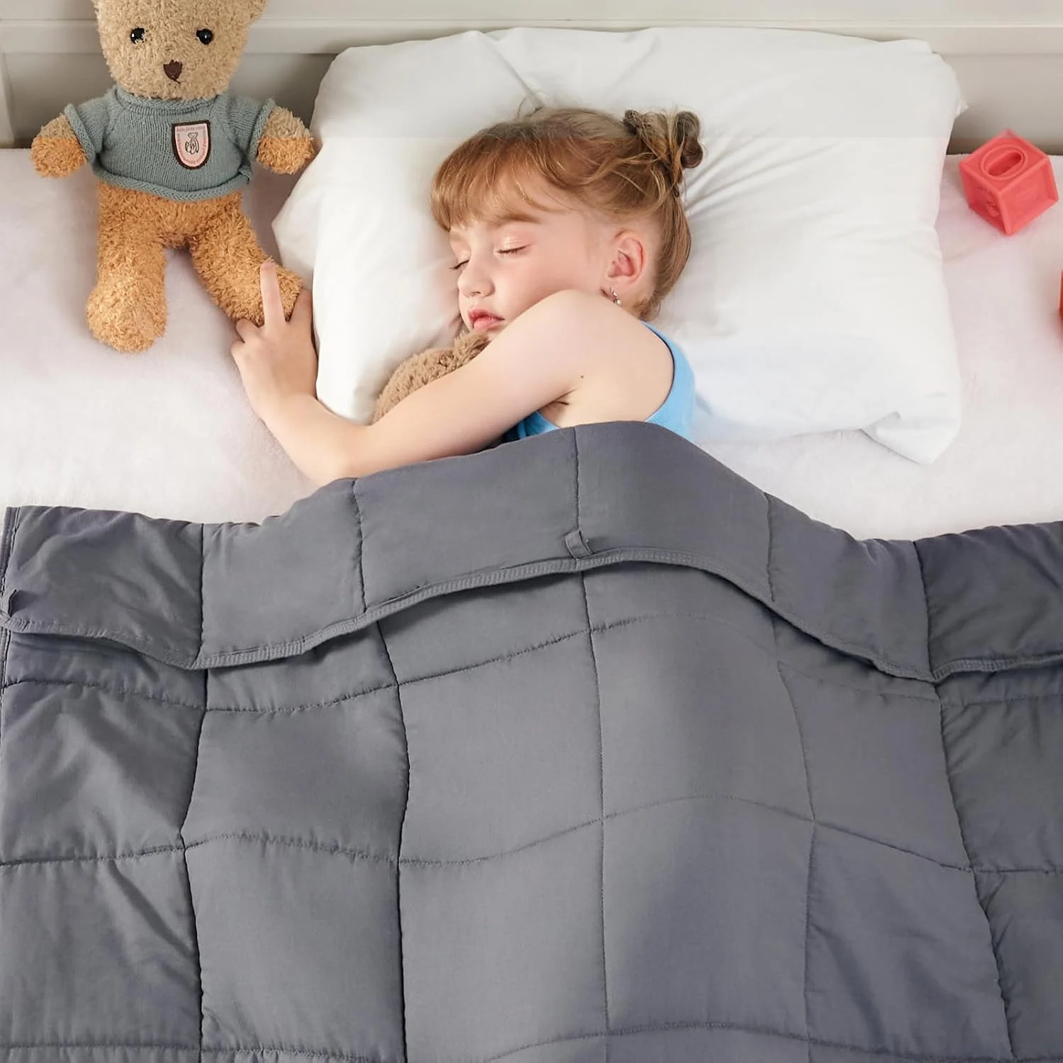 Sensory therapy blanket helping children improve sleep and emotional regulation