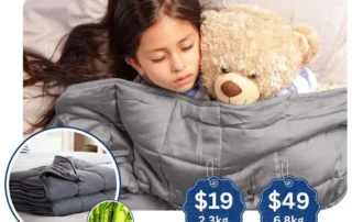 Weighted blanket for sensory processing support in therapy and home settings